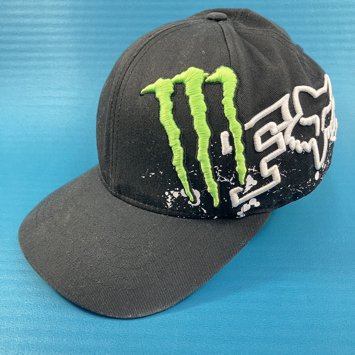Fox Racing Monster Energy 4 Ricky Carmichael Hat Cap Adult Fox Racing Monster Energy 4 Ricky Carmichael Hat Cap Adult