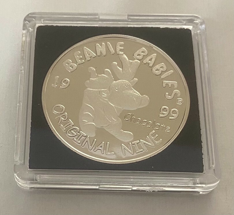 TY BBOC VINTAGE 1999 BEANIE BABY SILVER COLLECTIBLE COINS