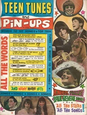 Teen Tunes PinUps Magazine September 1967 Monkees Elvis Jefferson Airplane