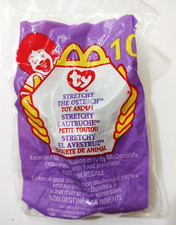 STRETCHY THE OSTRICH TY McDonald's Happy Meal 2000 NEW UNOPENED VINTAGE