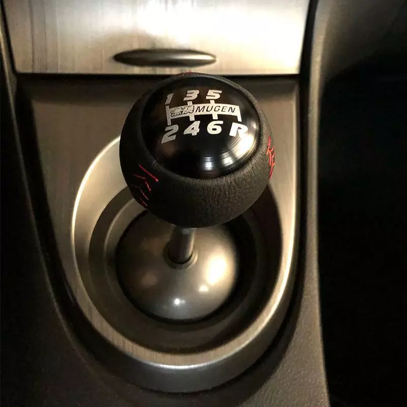 Jdm Mugen Leather Gear Shift Knob For Honda Crz Type R Civic Fa5