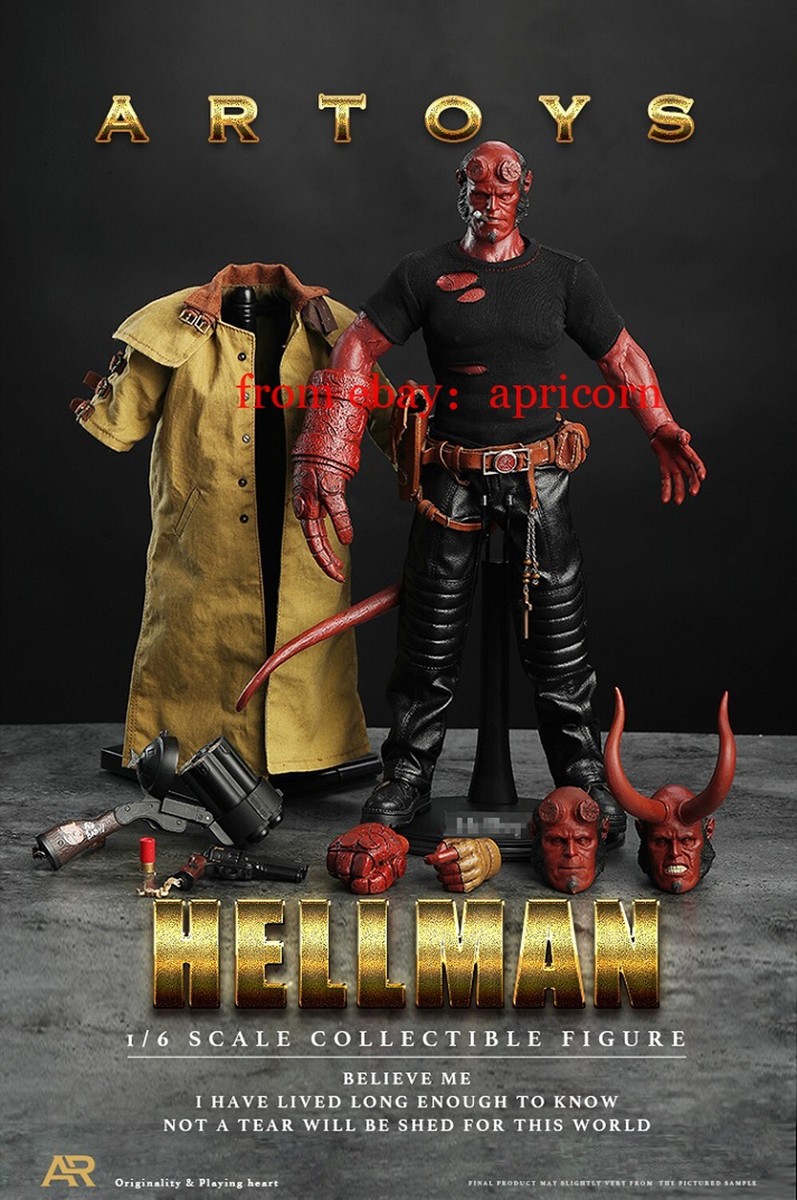 ARTOYS Hellboy Hell Man 1/6 Action Figure Collectible Gift NEW! | eBay