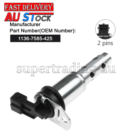 2PCS VVT Vanos Solenoid For BMW N52 N54 E60 E61 E70 E90 X3 X5 325i 11367585425 - Picture 3 of 9