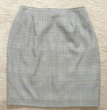 Vtg Christy Girl By Dori Adler Houndstooth Skirt Lined 90's Grunge Sz 10 Career