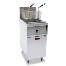 Omcan USA 47331 27" Floor Model Electric Full Pot Fryer, 40 lbs