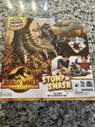 SPIN MASTER JURRASIC WORLD DOMINION STOMP N SMASH BOARD GAME DINO T-REX 20131078