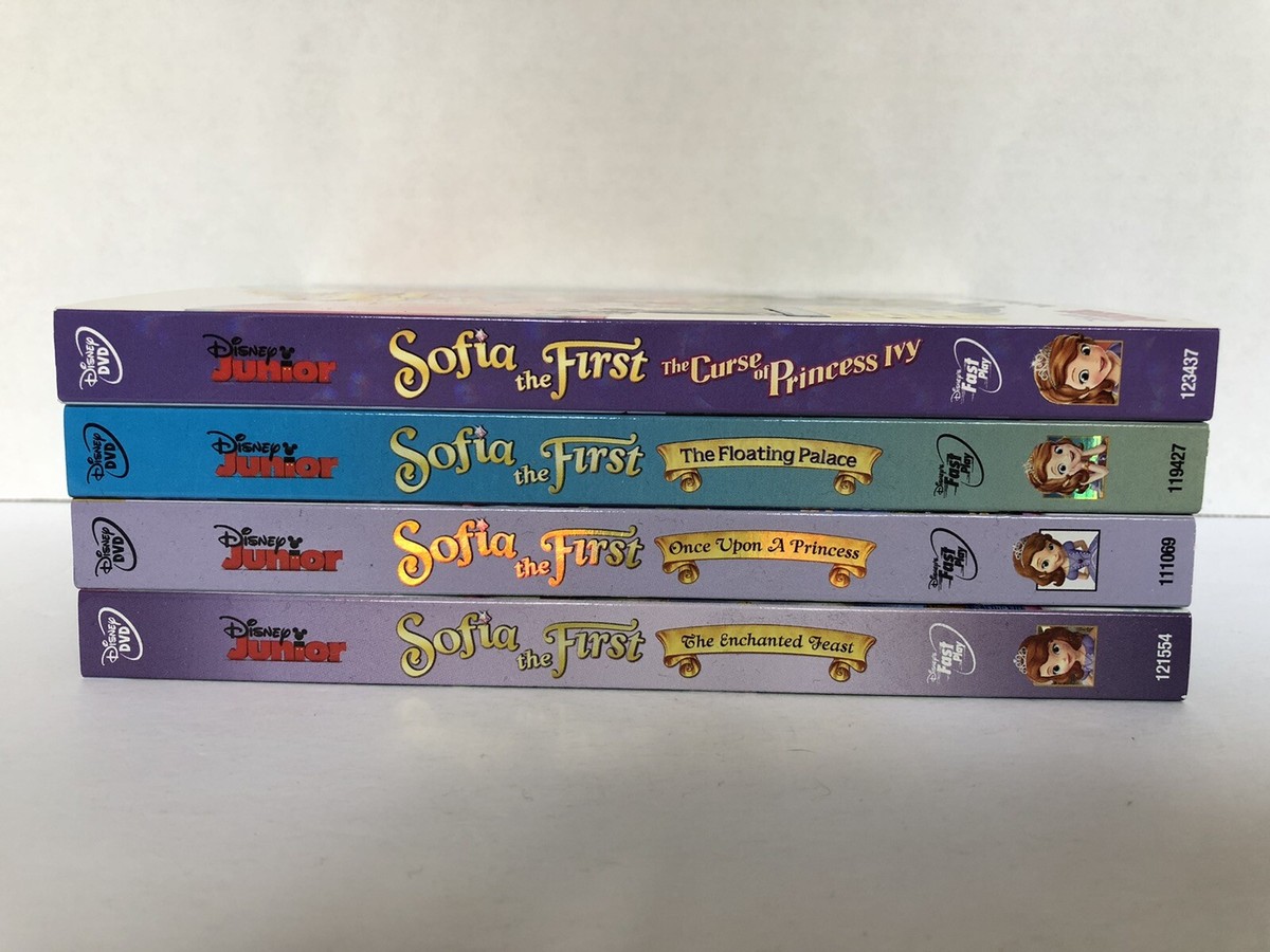 Disney Junior Sofia the First DVD Lot Princess Enchanted Feast