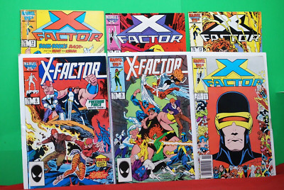 Lot of 6- X- Factor Vintage (Marvel 1986) # 8 9 10 11 12 13  -NEW-UNREAD-