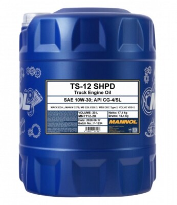 MANNOL TS-12 SHPD 10W-30 Motoröl 20l Kanister