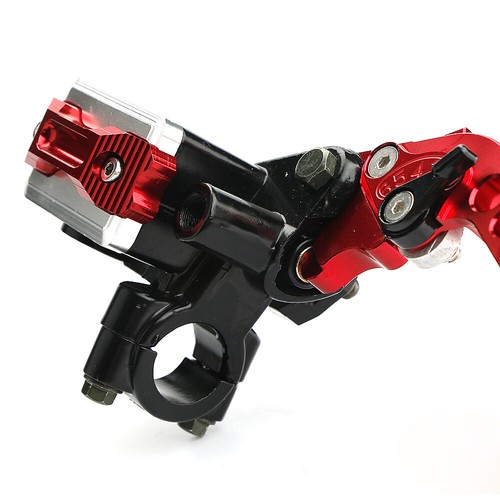 Motorcycle 7/8'' 22mm Handlebar Brake Clutch Master Cylinder Reservoir Lever Kit - Picture 4 of 6
