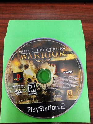 Full Spectrum Warrior (PlayStation 2 PS2, 2005) NO TRACKING - DISC ONLY 1390