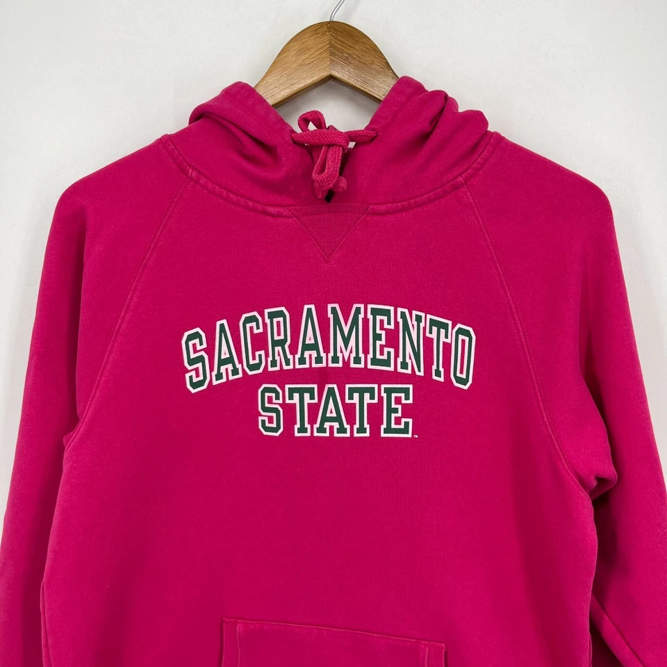 Champion Hoodie Women's Size L Pink Sacramento State Hornets CSUS Pullover - Image 2 of 4