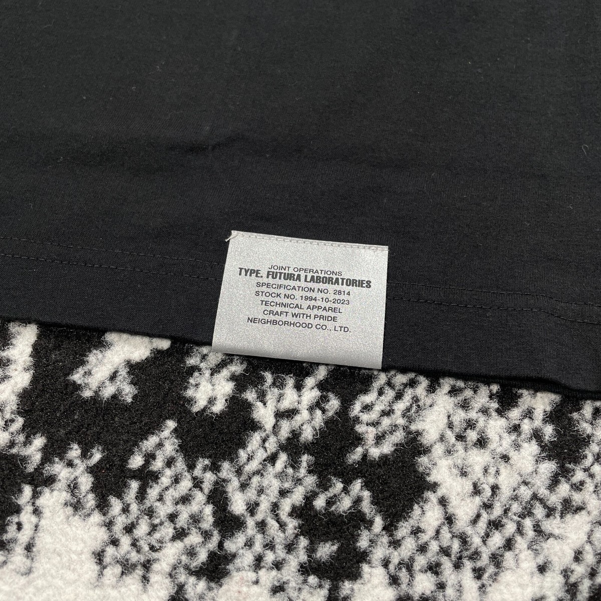 NEIGHBORHOOD x FUTURA LABORATORIES TEE - BLACK | eBay