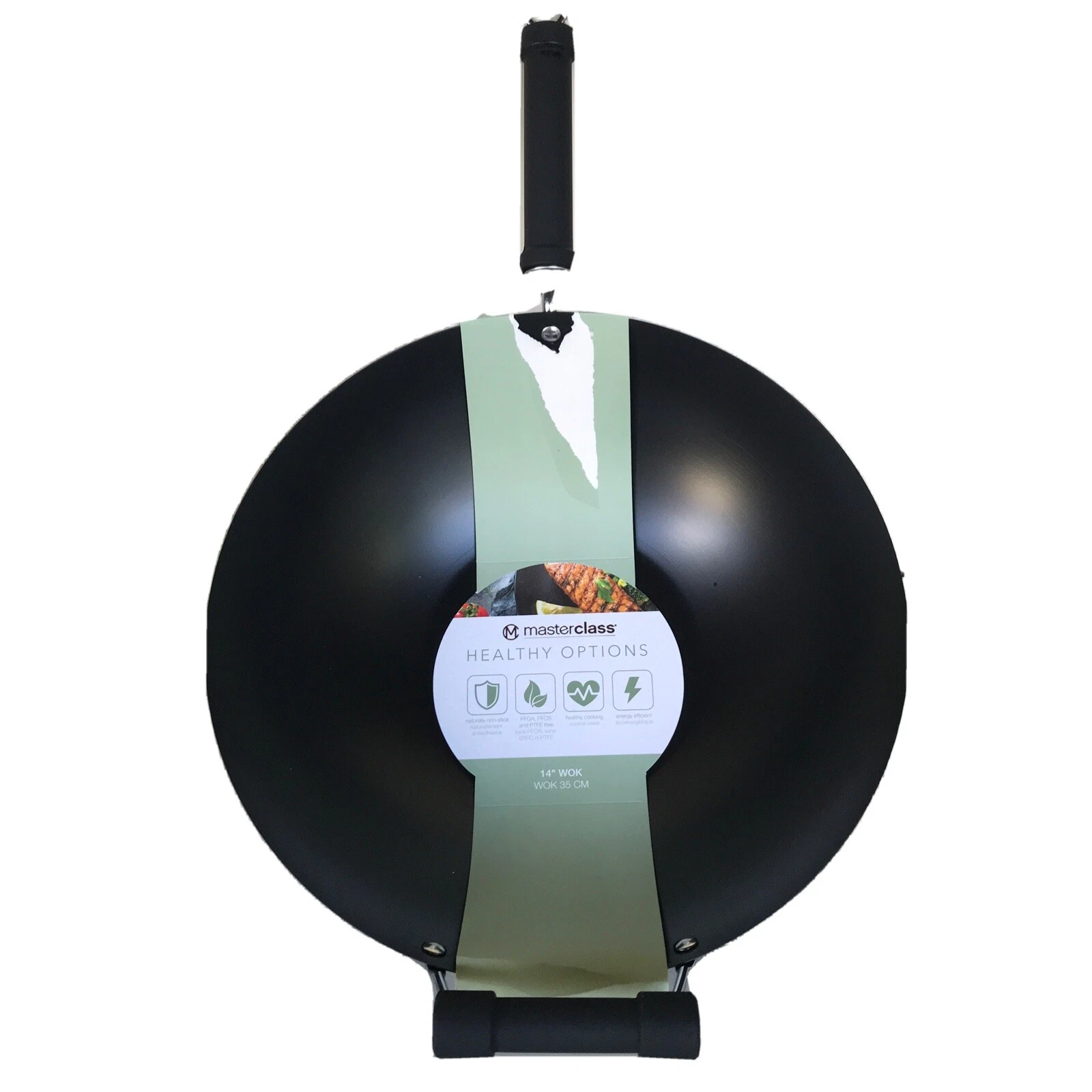 Master Class 14” Wok Healthy Option Non Stick Non Toxic NEW