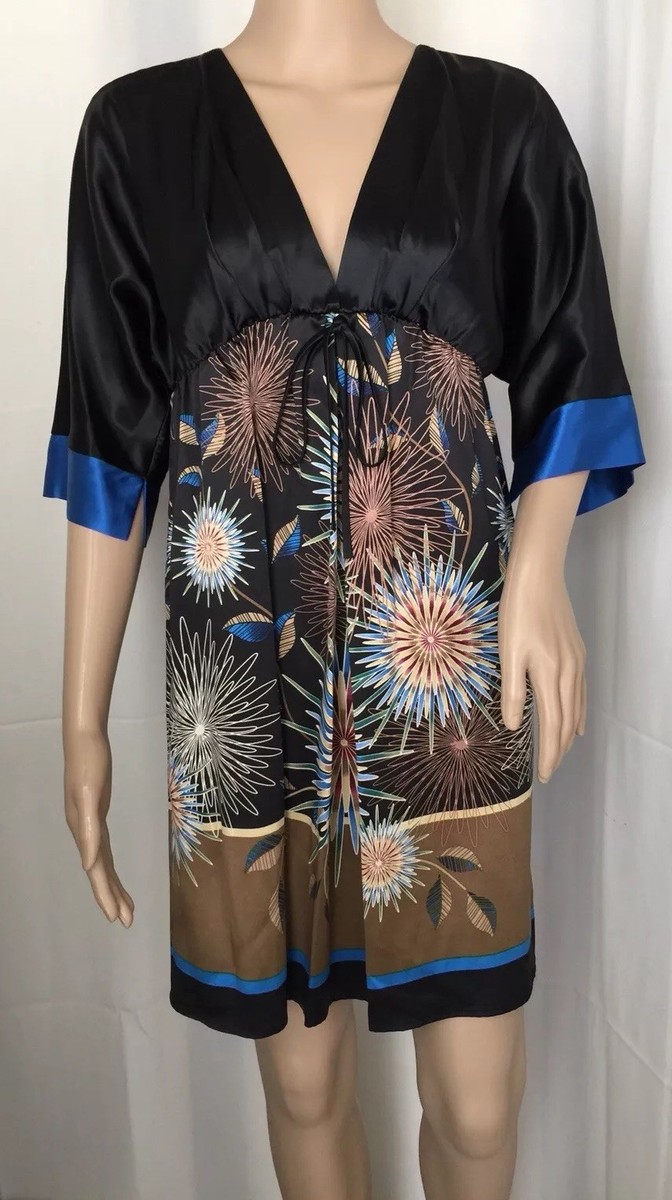 laundry by design silk dress Laundry by design Black Silk embroidered dress 10