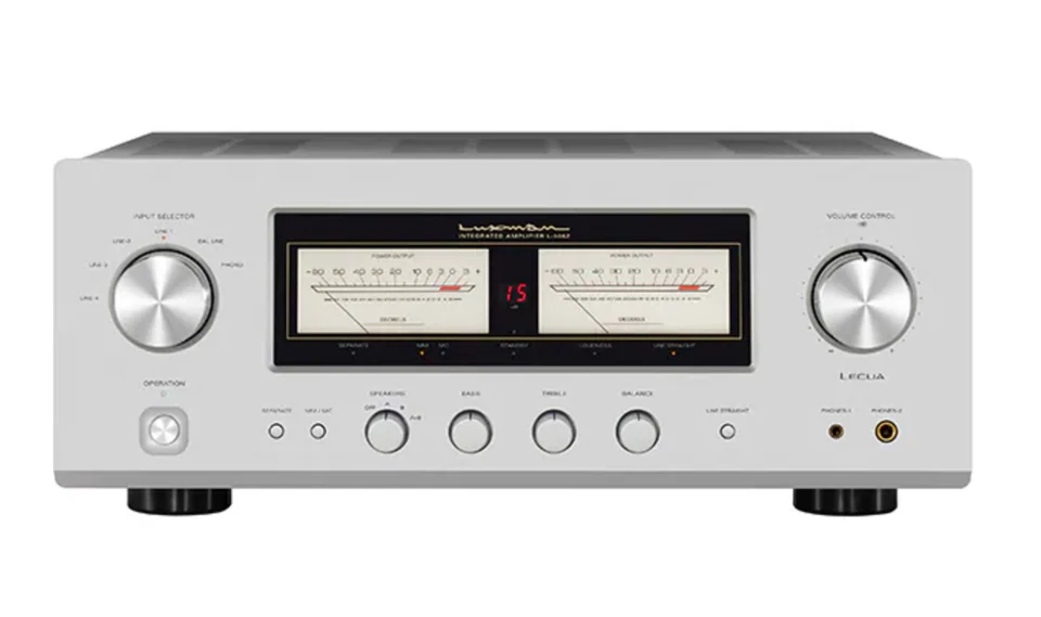 LUXMAN Integrated Amplifier L-505Z White Silver AC 100V New JP JP - Image 2 of 4