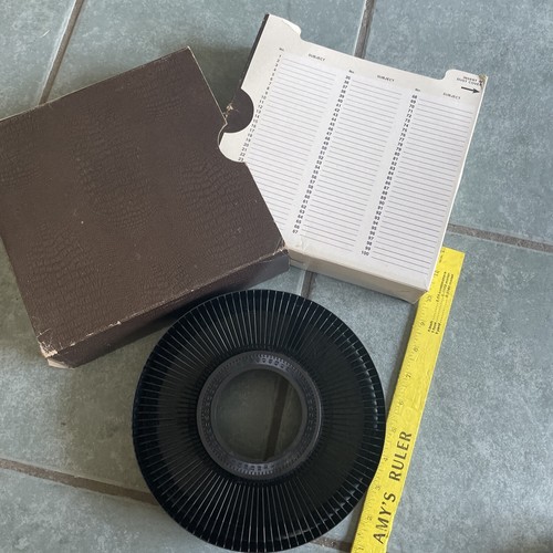GAF Sawyers Circular Magazine 100 Slide Tray Vintage For 2x2 Slides 35mm - Picture 17 of 20