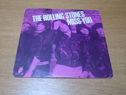THE ROLLING STONES - Miss You - 1978 UK 2-track 12" single - PINK VINYL