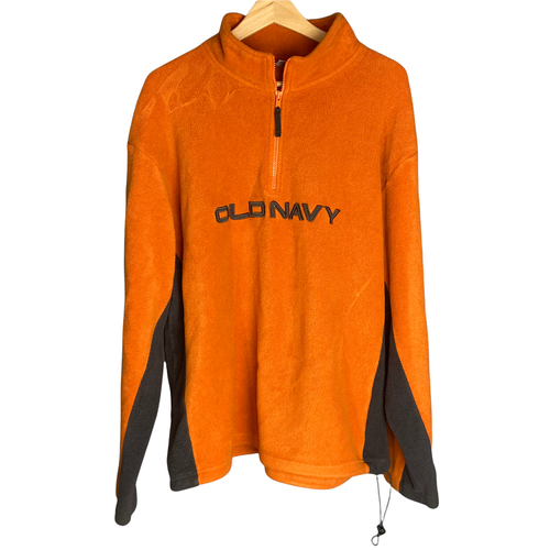 Y2K Old Navy Orange Sweater Streetwear 