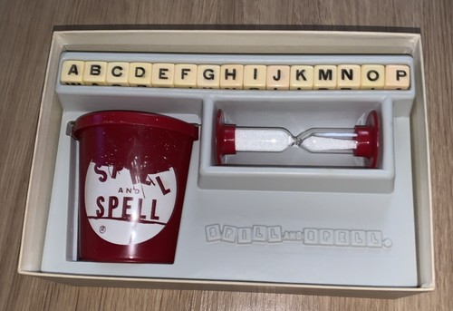 Vintage 1966 Spill and Spell Game - Complete Except For Game Rules Sheet - Picture 2 of 6