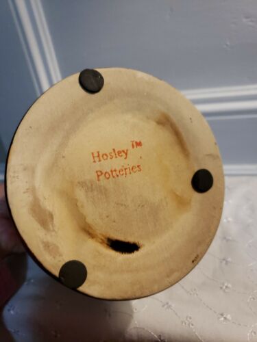 Vintage Hosley Pottery Double Handled Signed Excellent Condition No Chips eBay