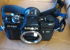 Minolta X-700 Black MPS 35mm SLR Film Camera Body Made In Japan With Strap
