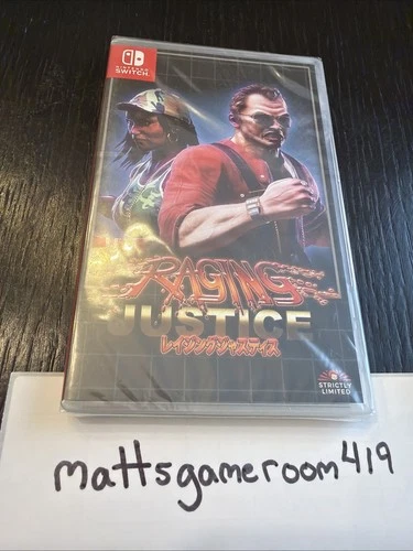 Raging Justice (Nintendo Switch), Brand New/Sealed, Strictly Limited Games #18