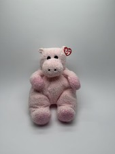 Ty Baby Plush Pillow Pals Hippobaby Pink Hippo Rattle 2000 Stuffed Toy