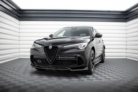 Maxton Design Frontlippe Passend FüR Alfa Romeo Stelvio Quadrifoglio Mk1 Schwarz