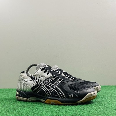 Asics GEL-Rocket 7 Women's Volleyball Shoes Sneakers B257N Black/Silver Size 9.5