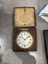 Vintage Tiffany 8days travel clock fifteen jewels number 1673608 switzerland