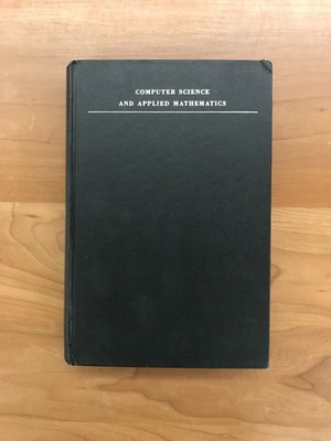 1970 Computer Science and Applied Mathematics Hardcover Book