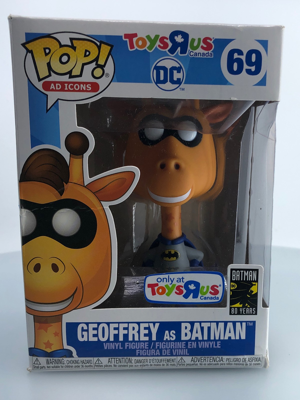 Funko POP! Ad Icons Geoffrey as Batman #69 Toys R Us Exclusi