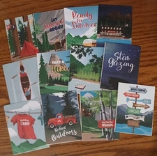 Summertime Journaling Cards ~Echo Park Cut Aparts~12 Pc~Scrapbooking/Cardmaking