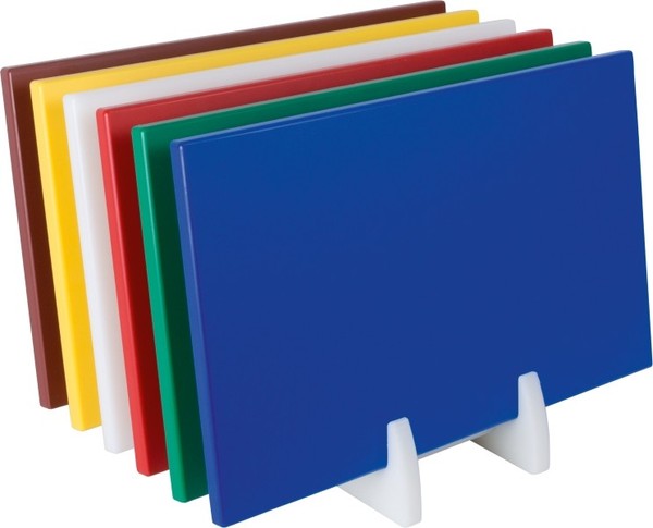 Saro Polyethylen-Schneidebrett, Anti-Rutsch-FüßE, Weiß-image