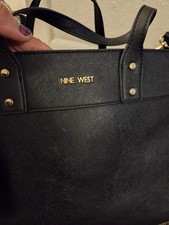 Nine West Genuine Leather Shoulder Bag Purse Handbag