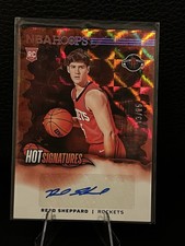 2024-25 Panini Nba Hoops - Hot Signatures Rookies Reed Sheppard /25 #HSR-SHP 