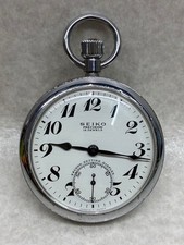 Seiko Precision Cal.9119 Vintage 1971 Pocket Watch Manual Winding Mens Watch