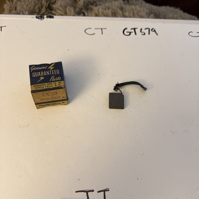 #ad Guaranteed Parts 1 Brush EX39 for Starter or Generator Vintage NOS OEM $5.00