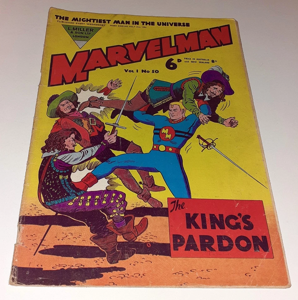 9x MARVELMAN no.50-358 lot L Miller UK 1954-63 MICK ANGLO Miracleman Alan Moore - Image 2 of 4