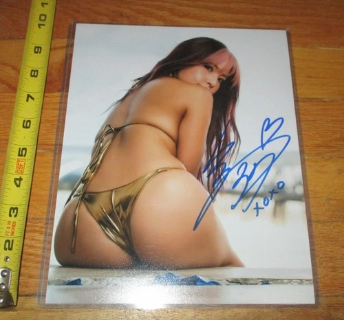 Mina Shirakawa 8x10 Women Wrestling Autographed Signed Photo COA AEW Japan