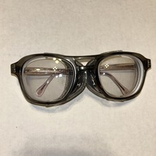 Vtg AO American Optical Flex Fit Z87 Safety Glasses Frames w/Side Mesh