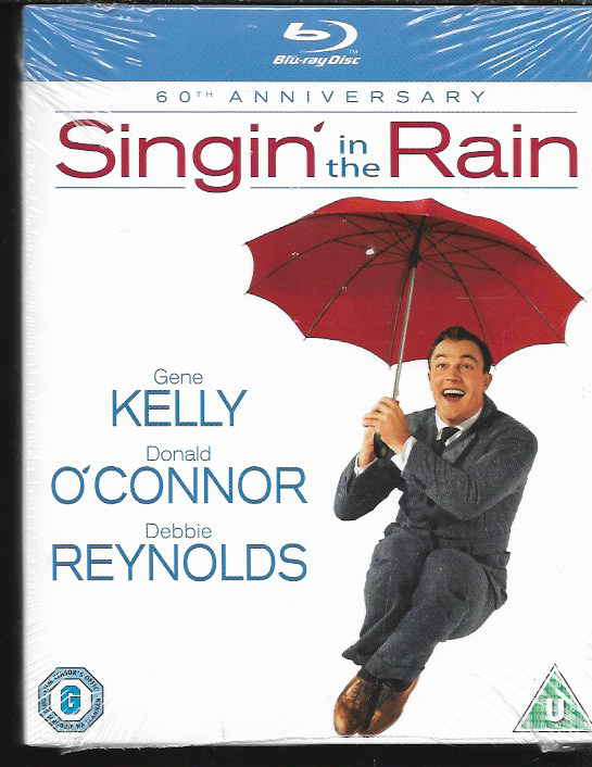SINGIN' IN THE RAIN 60TH ANNIVERSARY BLU RAY + DVD + CD GENE KELLY NEW/SEALED