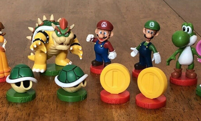 Replacement Pieces for Super Mario Chess USAopoly Your Choice Nintendo Yoshi