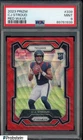 2023 Panini Red Wave Prizm #339 CJ Stroud Houston Texans RC Rookie 76/149 PSA 9