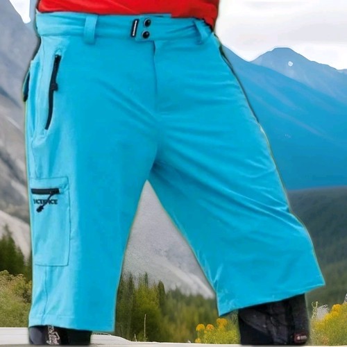 Pantalones Cortos de Motociclista Race Face Trigger Montaña MTB Largos Para Hombre Medianos Turquesa Ciclismo - Imagen 1 de 5