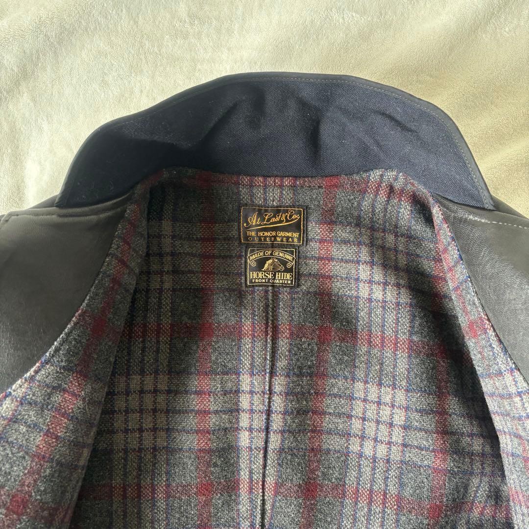 At Last & Co Leather Jacket horsehide Cossack Timeworn Clothing