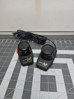 100% WORKING OEM Atari 2600 Paddle Controller Set Pair Pong Tested