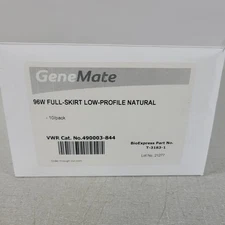VWR 490003-844 Gene Mate 96 Well Full Skirted Low Profile 0.1 ml Natural 8 Pack