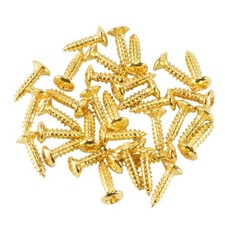 30pcs Gold Pickguard Screws For / Electric Guitar T1O56469